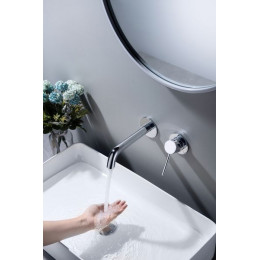 Смеситель для раковины встроенный Timo Saona хром (2372/00SM)