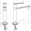 Смеситель для кухонной мойки  RUSH Bering (BE5535-22)