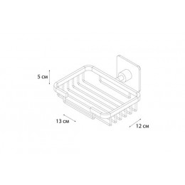 Мыльница FIXSEN Square решетка (FX-93109)