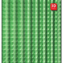 Шторка FASHUN, зеленый (A8753)