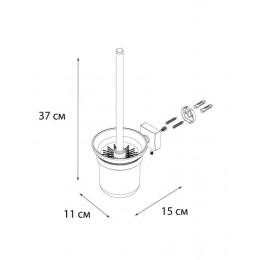 Ерш для туалета FIXSEN Kvadro (FX-61313)