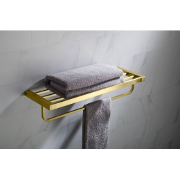 Полка для полотенец Timo Selene золото матовое (17058/17)