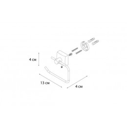 Бумагодержатель FIXSEN Kvadro (FX-61310A)