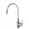 Смеситель для кухонной мойки с гибким изливом RUSH Siple (SI7335-60White)