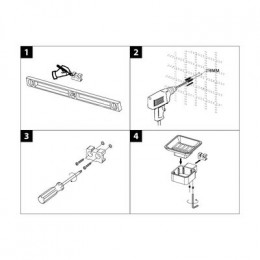 Мыльница Lemark SMOOTH LINE с держателем, чёрный матовый (9742017)