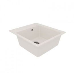 Кухонная мойка Lemark HANKA 450 врезная прямоугольная из кварцгранита цвет: Жасмин  (9910010)