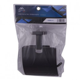 Держатель для туалетной бумаги с крышкой FASHUN графит (A2603-17)