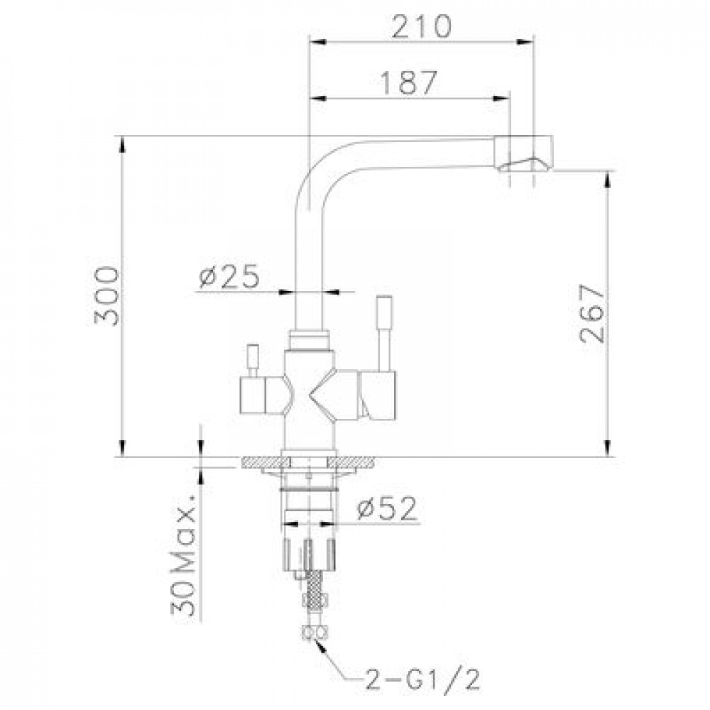 Смеситель для кухонной мойки Lemark Expert (LM5061S)