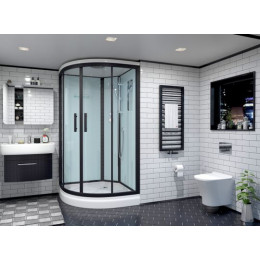 Душевая кабина Timo Standart Black 120*85*220  (T-6602BL)