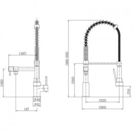 Смеситель для кухни FASHUN (A4452)