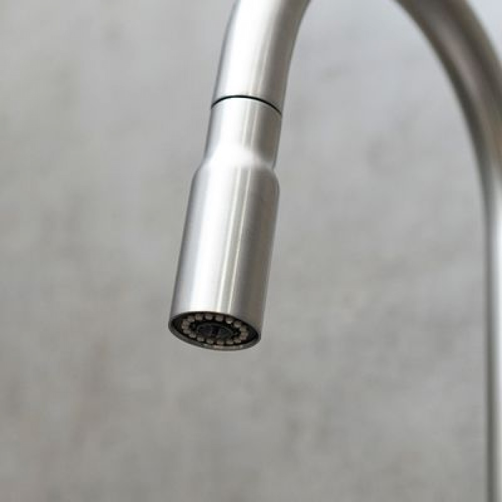 Смеситель Lemark Expert для кухни с вытягивающимся поворотным изливом (LM5086S)