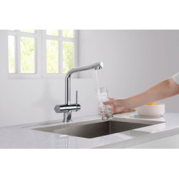 Смеситель для кухни с подключением фильтра Timo Saona хром (2396/00F)