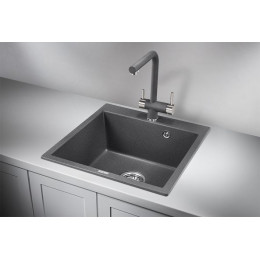 Кухонная мойка GRANULA (5102, ГРАФИТ)