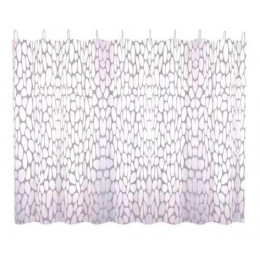 Шторка для ванны FASHUN замысловатый орнамент в пастельных тонах (A8815)