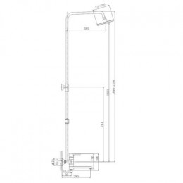 Душевая система Haiba (HB2424)