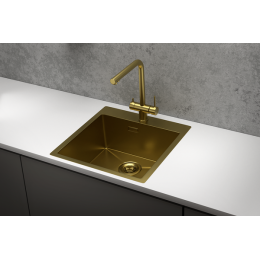 Кухонная мойка GRANULA (5151, ЗОЛОТО САТИН)