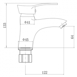 Смеситель для раковин FASHUN (A1028)