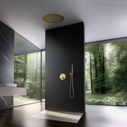 Душевая система встроенная с термостатом Timo Saona  золото матовое (SX-2370/17SM)