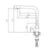 Смеситель для кухни Haiba (HB70301)
