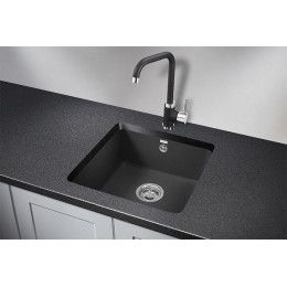 Кухонная мойка GRANULA (3801, ЧЁРНЫЙ)