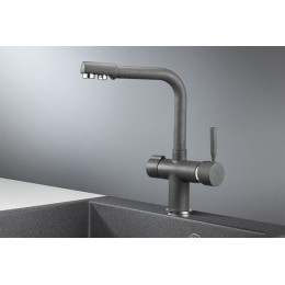 Смеситель для кухни GRANULA (2088, ГРАФИТ)