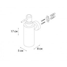 Дозатор для жидкого мыла FIXSEN Hotel (FX-31012B)