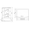 Душевая кабина Timo Standart Silver 170*88*220  (T-6670S)