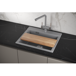 Кухонная мойка GRANULA ESTETICA (5804, АЛЮМИНИУМ)