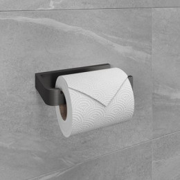 Держатель для туалетной бумаги  Lemark SMOOTH LINE открытый, графит (9726009)