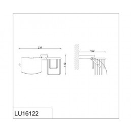 Держатель освежителя воздуха RUSH Luson (LU16122)