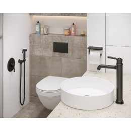 Смеситель для раковины-чаши Timo Arisa черный (5311/03F)