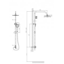 Душевой комплект RUSH Bella (BL4535-114)