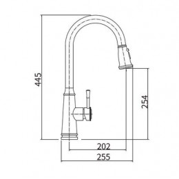 Смеситель для кухни FASHUN (A56108)