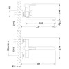 Смеситель для ванны Lemark Evitta (LM0551C)