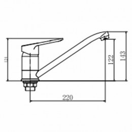 Смеситель для кухни FASHUN (A4907)