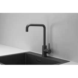 Смеситель для кухни GRANULA (7110, ЧЕРНЫЙ МАТОВЫЙ)