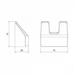 Крючок двойной IDDIS Slide сплав металлов (SLIBS20i41)