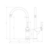 Смеситель для кухни Lemark Minima (LM3805C) для кухни