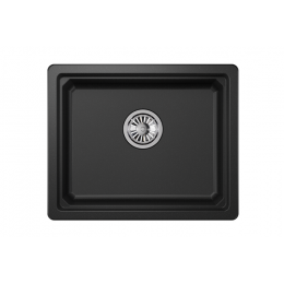 Кухонная мойка GRANULA Kitchen Space (5501U, ЧЁРНЫЙ)
