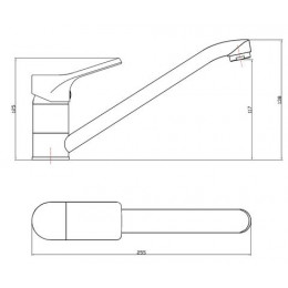 Смеситель для кухонной мойки ESKO EIGER (EG 05)