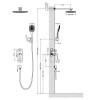 Душевая система встроенная Timo Helmi (SX-4069/03SM) черный
