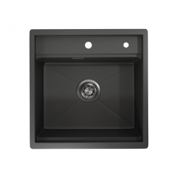 Кухонная мойка GRANULA (5051, ЧЕРНЫЙ МАТОВЫЙ)
