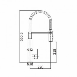 Смеситель для кухни FASHUN (A54102-12)