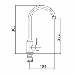 Смеситель для кухни FASHUN (A54009)