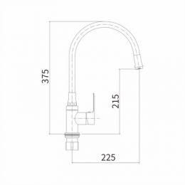 Смеситель для кухни FASHUN (A4082-7)