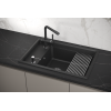 Кухонная мойка GRANULA Kitchen Space (7305, ЧЁРНЫЙ)