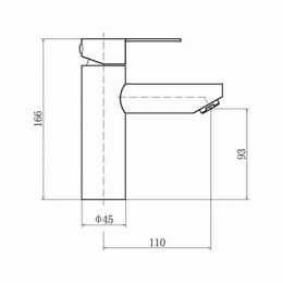 Смеситель для умывальника FASHUN (A51101-8)