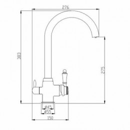 Смеситель для кухни FASHUN (A4396)