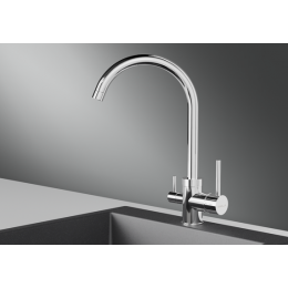 Смеситель для кухни GRANULA (2168, ХРОМ)