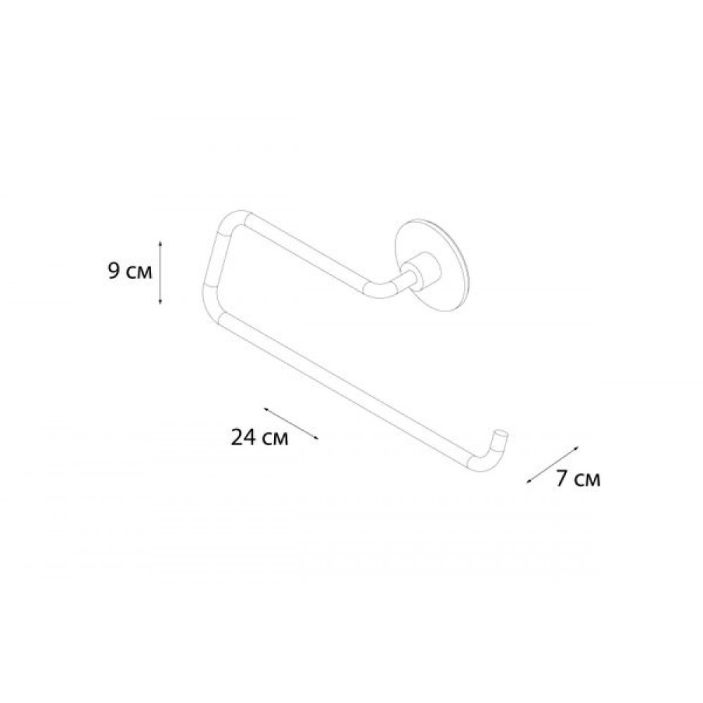 Держатель бумажных полотенец FIXSEN Round (FX-92110C)